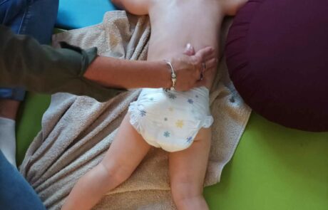 massage enfant parent